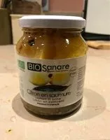 Mängden socker i Citron en saumure