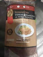 Mängden socker i Fideos Vermicelli de Arroz Integral