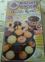 Mängden socker i Biscuits Galicia nuestras recetas
