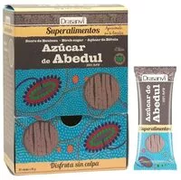 Mängden socker i Azúcar de abedul ecológica individuales