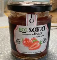 Mängden socker i Mermelada de fresa con sirope de agave