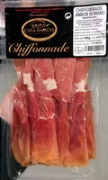 Mängden socker i Chiffonnade Jambon Serrano