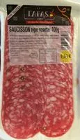 Mängden socker i Saucisson type rosette