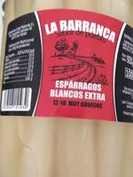 Mängden socker i Espárragos blancos extra