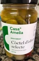Mängden socker i Còctel d'olives selecte