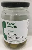 Mängden socker i Aceitunas