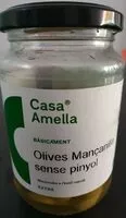 Mängden socker i Olives mançanilla sense pinyol