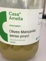 Mängden socker i Olives mançanilla sense pinyol