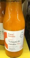 Mängden socker i Velouté de carotte Bio