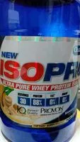 Mängden socker i Isopro Ultra Pure Whey Protein Isolate