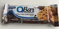 Mängden socker i Q-bar, Choco Chips Cookie Dough