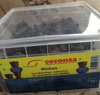 Mängden socker i Ourson marshmallow chocolat