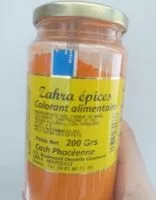 Mängden socker i Zahra épices colorant alimentaire