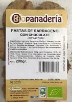 Mängden socker i Pastas de sarraceno con chocolate