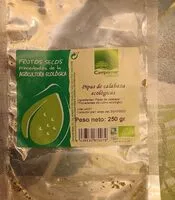 Mängden socker i Pipas de calabaza ecológicas