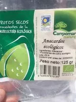 Mängden socker i Anacardos ecologicos