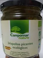 Mängden socker i Jalapeños picantes ecológicos