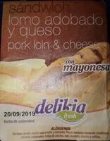 Mängden socker i Sandwich lomo adobado y queso