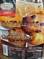 Mängden socker i Magdalenas rellenas de chocolate