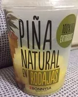 Mängden socker i Piña natural en rodajas