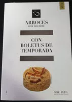 Mängden socker i Arroz con boletus de temporada