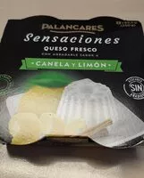 Mängden socker i Queso fresco Canela y limón