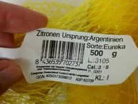 Mängden socker i Zitronen