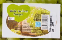 Mängden socker i White Seedles Grapes