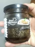 Mängden socker i Salsa de Pedro Ximénez con pasas