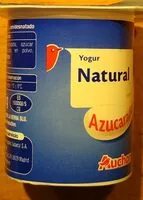 Mängden socker i Yogur natural azucarado