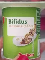 Mängden socker i Bífidus muesli y fibra