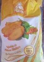 Mängden socker i Tajadas de plátano maduro
