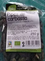 Mängden socker i Pipes de carbassa