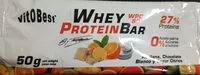 Mängden socker i Whey protein bar