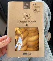 Mängden socker i Tejas de coco y almendra