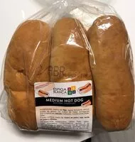 Mängden socker i Medium Hot Dog