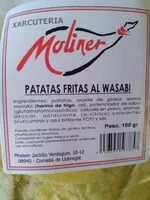 Mängden socker i Patatas Fritas Al Wasabi