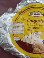 Mängden socker i Cuajada de leche de oveja con turrón