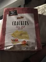 Mängden socker i Crackers con sal