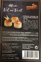 Mängden socker i Mini Volau Vent