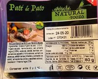 Mängden socker i Pate de pato
