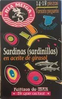 Mängden socker i Sardinas en aceite de girasol