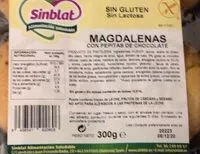 Mängden socker i Magdalenas con pepitas de chocolate