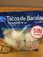 Mängden socker i Tacos de bacalao