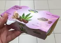 Mängden socker i Dessert Vegetal Chanvre Cacao