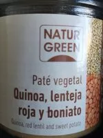 Mängden socker i Paté vegetal de quinoa, lenteja roja y boniato