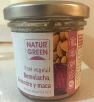 Mängden socker i Paté vegetal de remolacha, almendra y maca