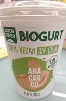 Mängden socker i Biogurt Anacardo natural