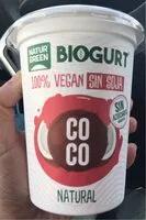 Mängden socker i Biogurt coco natural