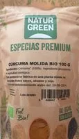 Mängden socker i Cúrcuma molida bio